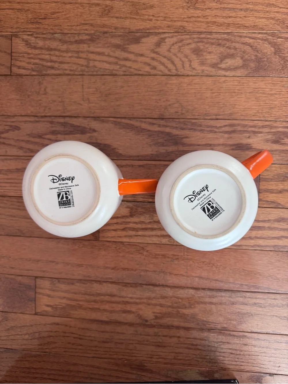 Disney White Ceramic Halloween Pumpkin Mug with Orange Handle